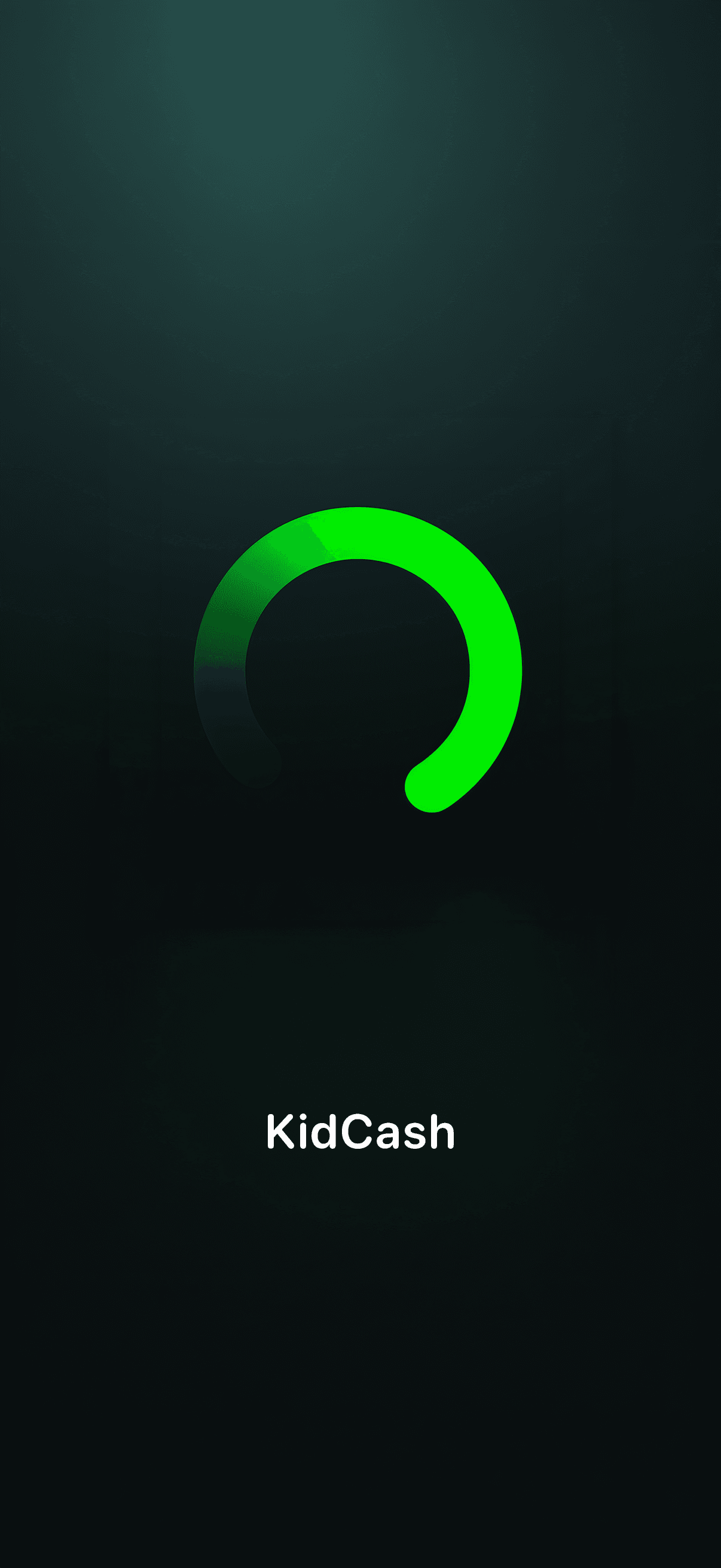 KidCash app on iPhone